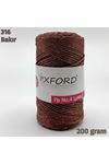 Oxford No:4 200 gram Simli Lurex Makrome - Bakır 316