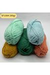 Stok Fazlası 5'li Paket 280 gram Cotton İp Mix SF1084